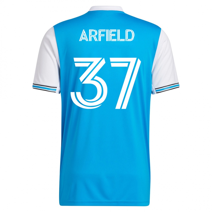 Homem Camisola Scott Arfield #37 Azul Principal 2023/24 Camisa