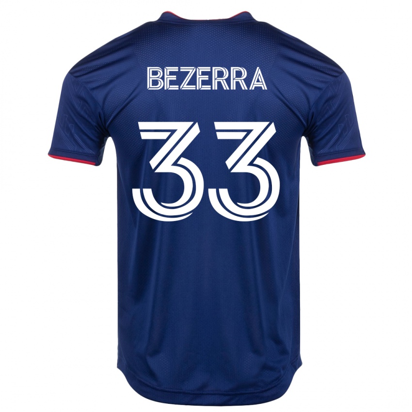 Homem Camisola Victor Bezerra #33 Marinha Principal 2023/24 Camisa