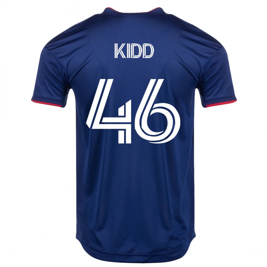 Homem Camisola Matteo Kidd #46 Marinha Principal 2023/24 Camisa