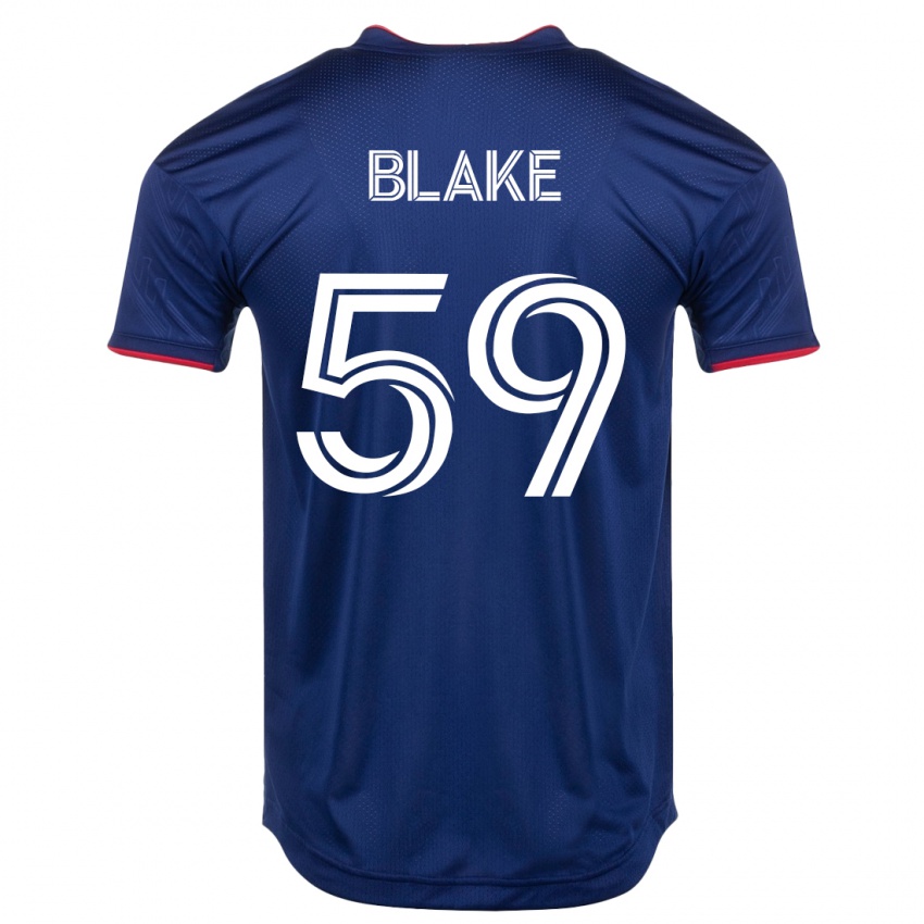 Homem Camisola Romain Blake #59 Marinha Principal 2023/24 Camisa