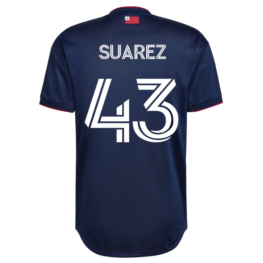 Homem Camisola Santiago Suárez #43 Marinha Principal 2023/24 Camisa