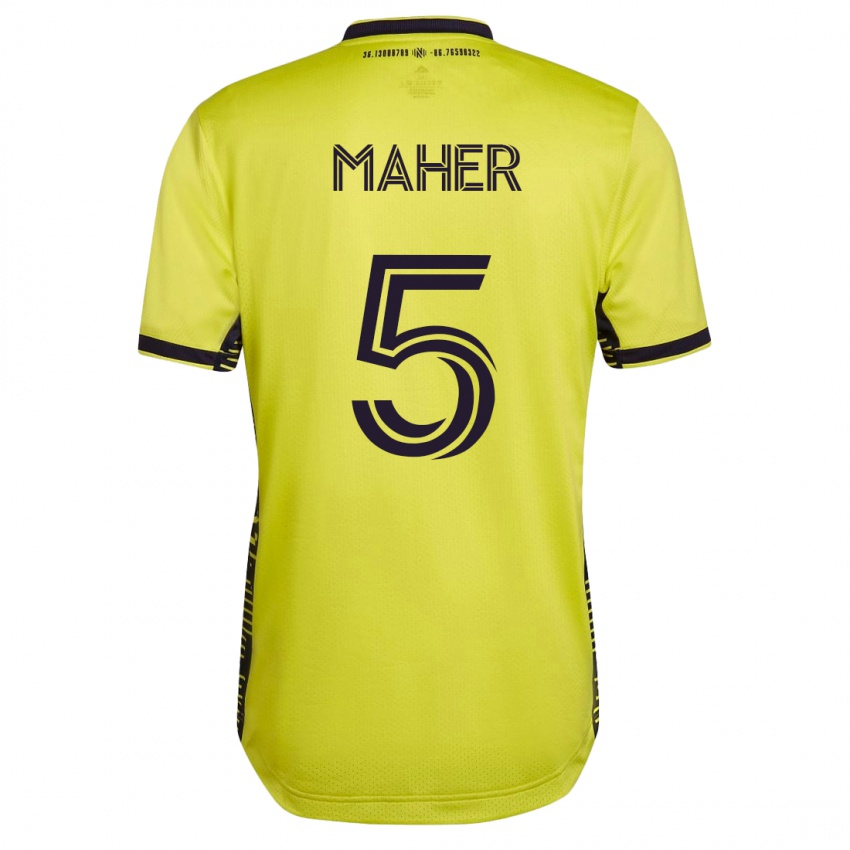Homem Camisola Jack Maher #5 Amarelo Principal 2023/24 Camisa