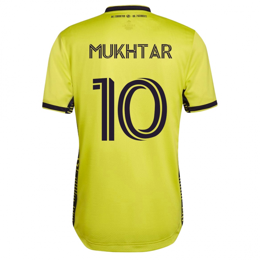 Homem Camisola Hany Mukhtar #10 Amarelo Principal 2023/24 Camisa