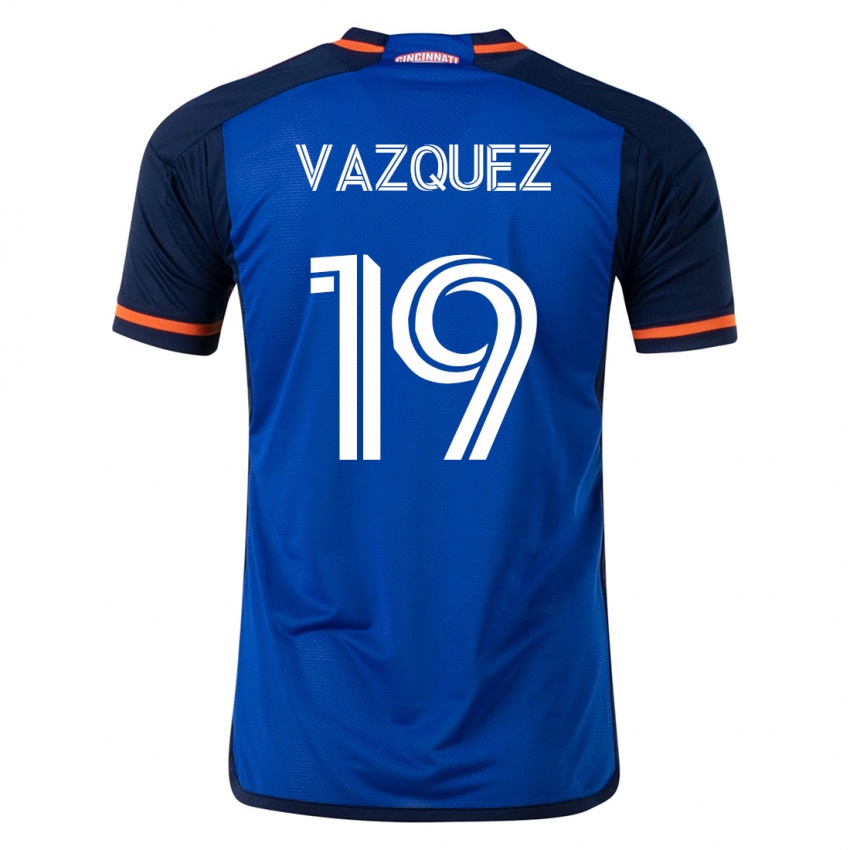 Homem Camisola Brandon Vazquez #19 Azul Principal 2023/24 Camisa