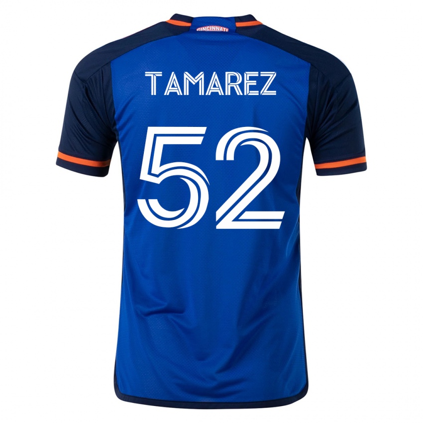 Homem Camisola Lucas Tamarez #52 Azul Principal 2023/24 Camisa