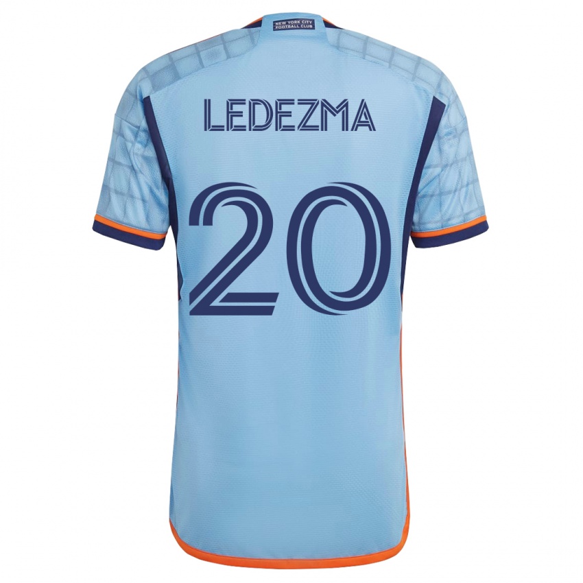 Homem Camisola Richard Ledezma #20 Azul Principal 2023/24 Camisa