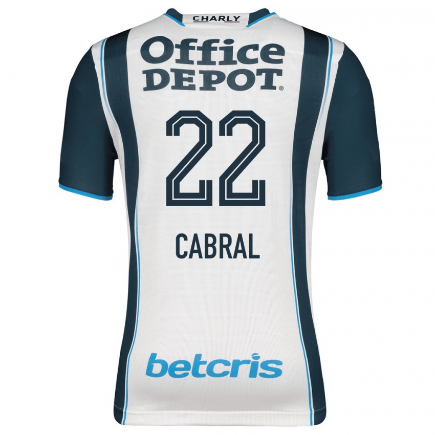 Homem Camisola Gustavo Cabral #22 Marinha Principal 2023/24 Camisa