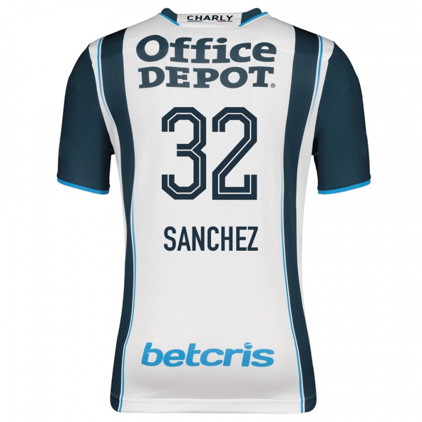 Homem Camisola Luis Sanchez #32 Marinha Principal 2023/24 Camisa