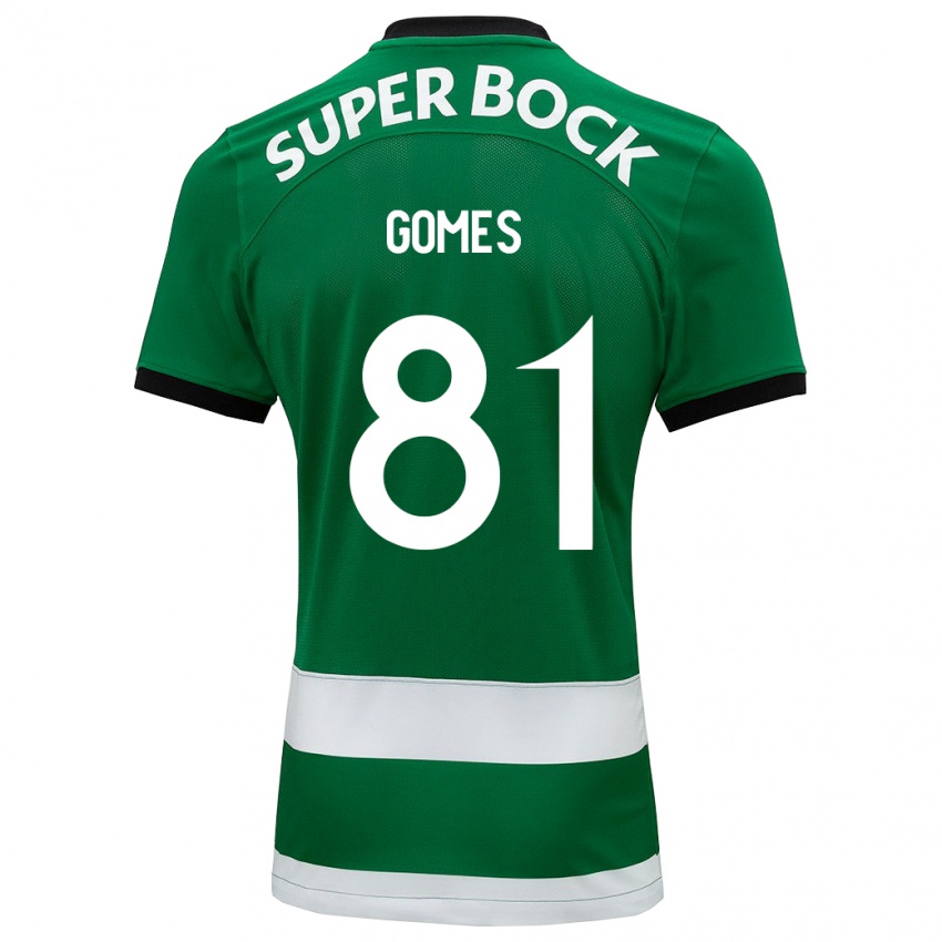 Homem Camisola Salvador Gomes #81 Verde Principal 2023/24 Camisa