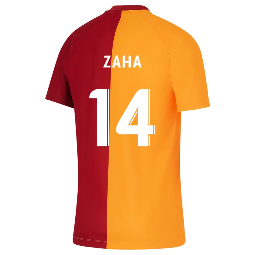 Homem Camisola Wilfried Zaha #14 Laranja Principal 2023/24 Camisa