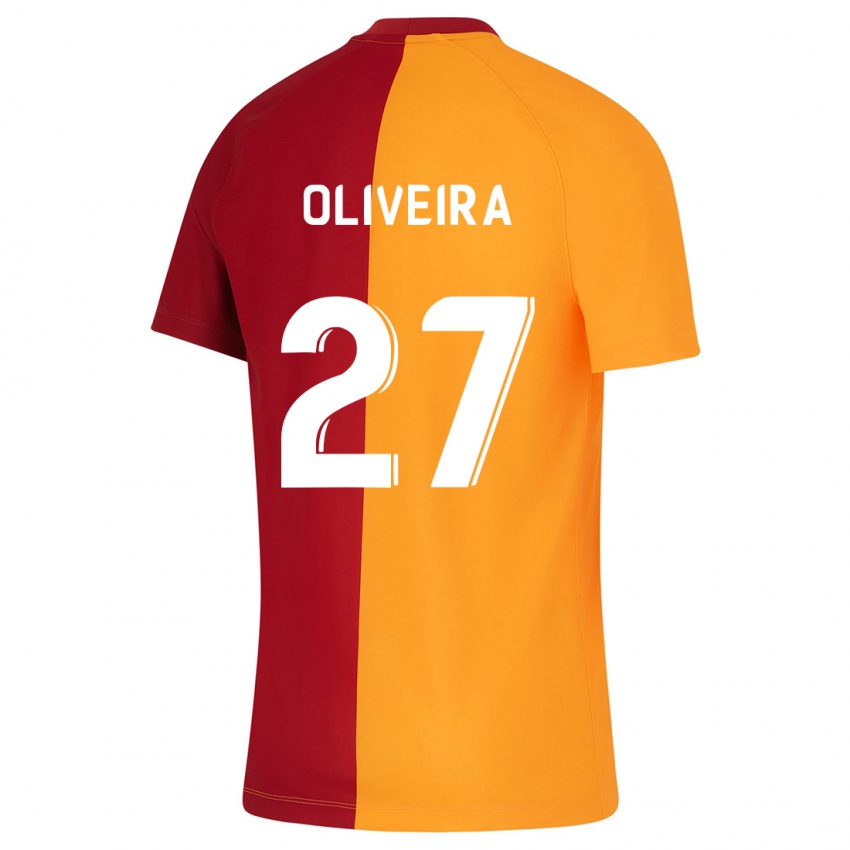 Homem Camisola Sergio Oliveira #27 Laranja Principal 2023/24 Camisa