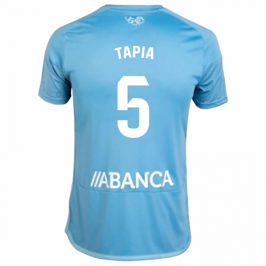 Homem Camisola Renato Tapia #5 Azul Principal 2023/24 Camisa