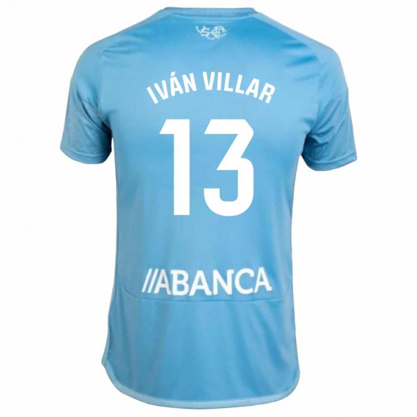 Homem Camisola Ivan Villar #13 Azul Principal 2023/24 Camisa