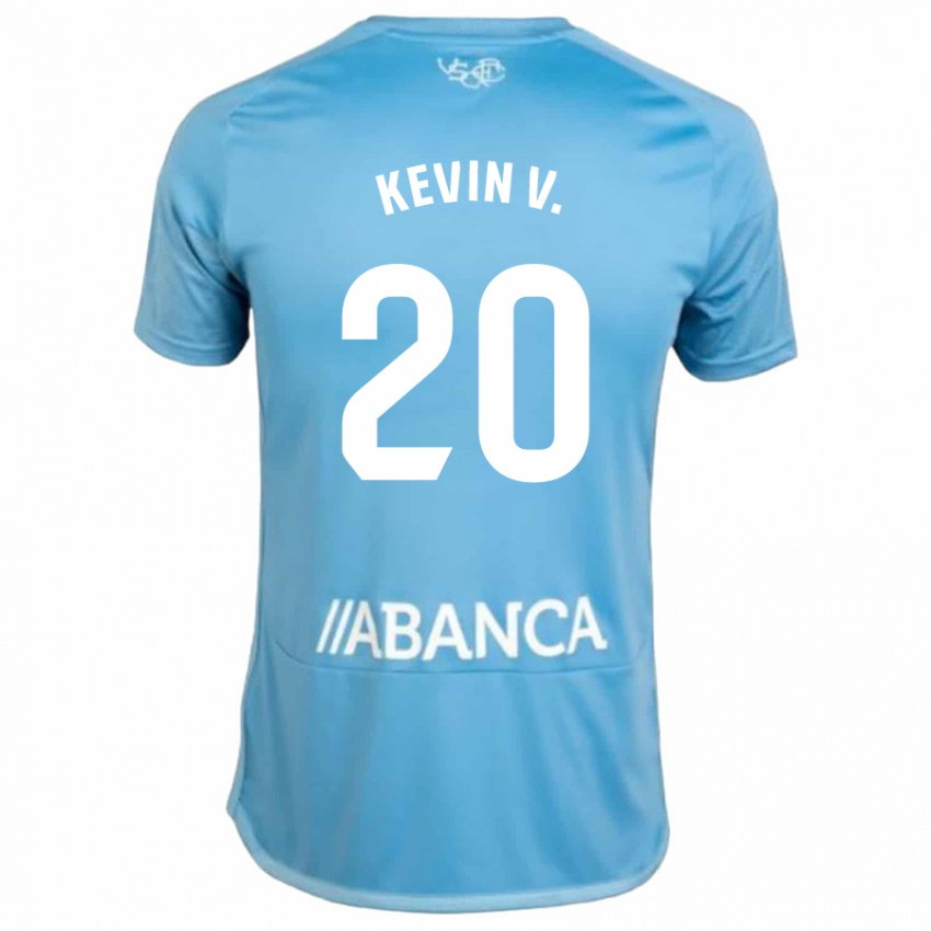 Homem Camisola Kevin Vazquez #20 Azul Principal 2023/24 Camisa