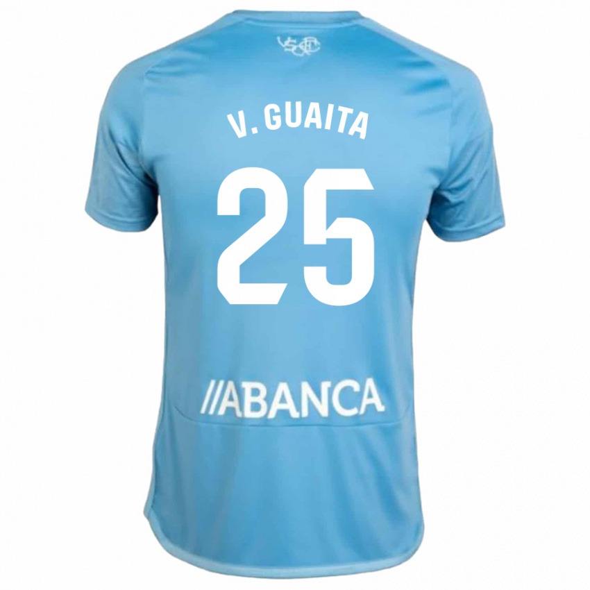 Homem Camisola Vicente Guaita #25 Azul Principal 2023/24 Camisa
