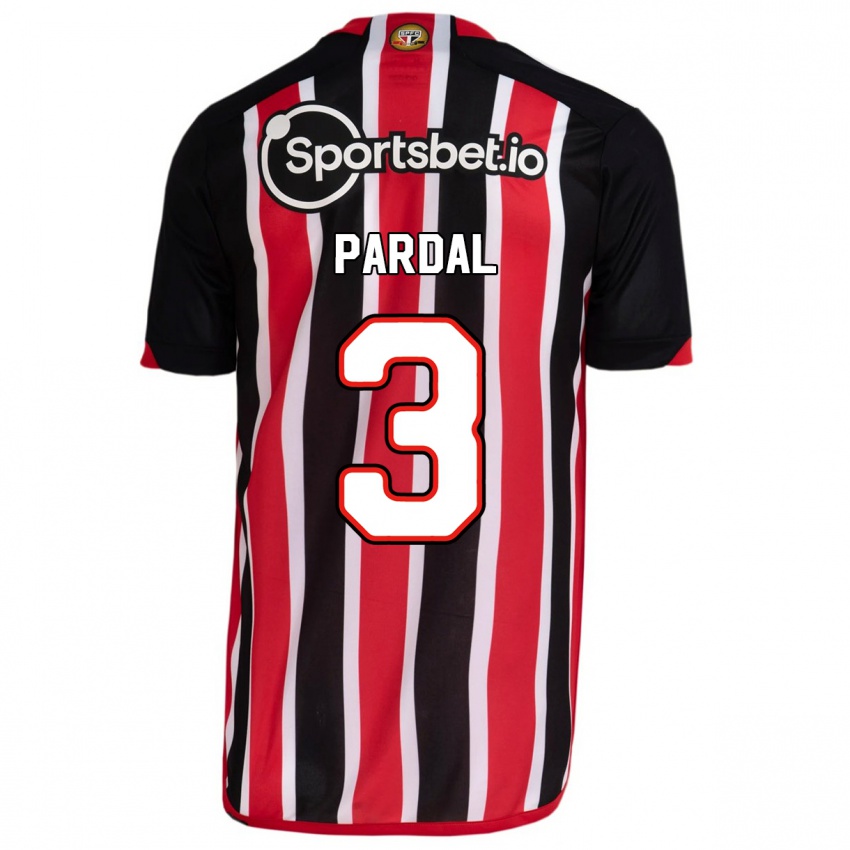 Homem Camisola Pardal #3 Azul Vermelho Alternativa 2023/24 Camisa