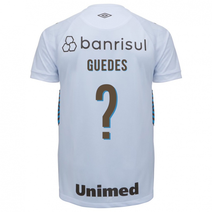 Homem Camisola Guilherme Guedes #0 Branco Alternativa 2023/24 Camisa