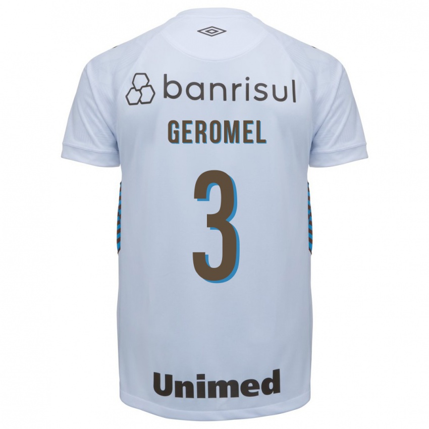 Homem Camisola Pedro Geromel #3 Branco Alternativa 2023/24 Camisa