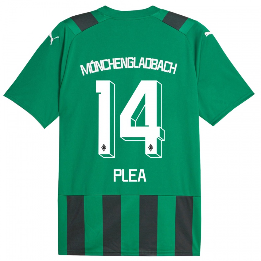 Homem Camisola Alassane Plea #14 Preto Verde Alternativa 2023/24 Camisa