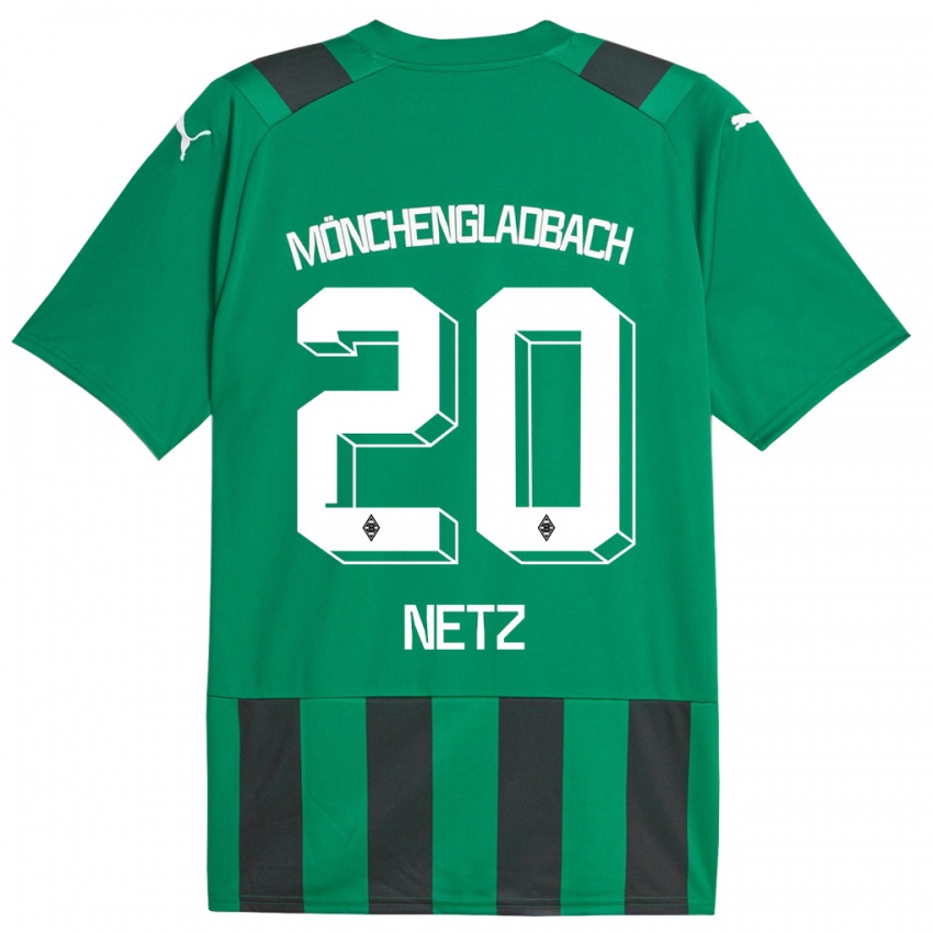 Homem Camisola Luca Netz #20 Preto Verde Alternativa 2023/24 Camisa