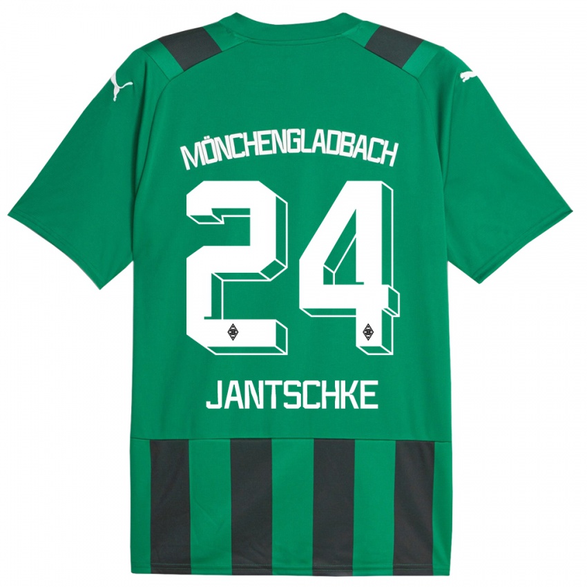 Homem Camisola Tony Jantschke #24 Preto Verde Alternativa 2023/24 Camisa