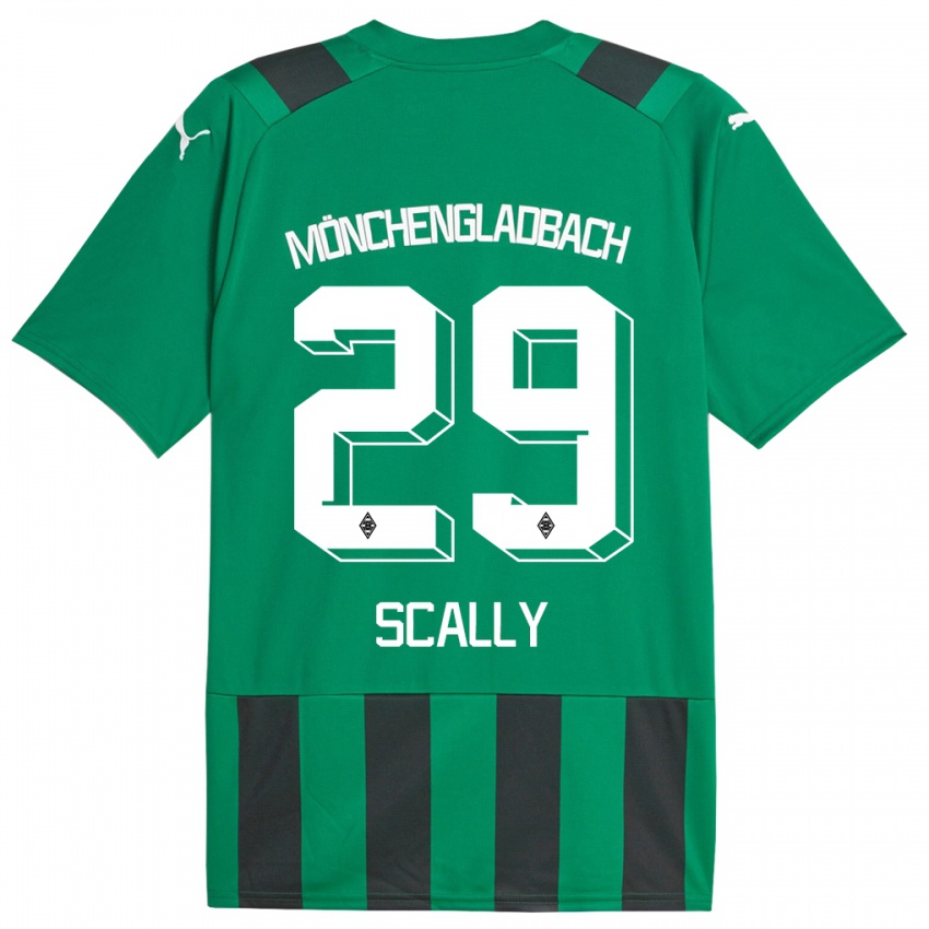 Homem Camisola Joe Scally #29 Preto Verde Alternativa 2023/24 Camisa