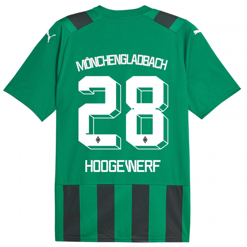 Homem Camisola Dillon Hoogewerf #28 Preto Verde Alternativa 2023/24 Camisa