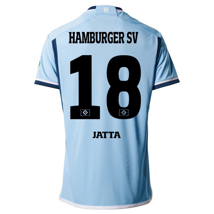 Homem Camisola Bakery Jatta #18 Azul Alternativa 2023/24 Camisa