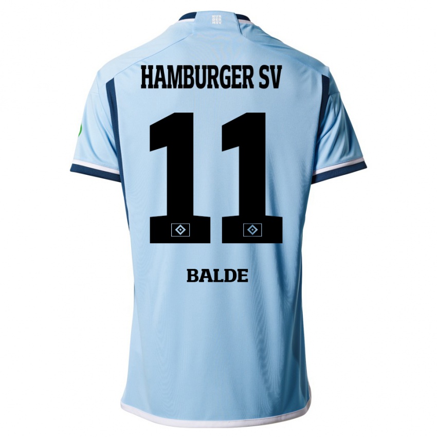 Homem Camisola Fabio Baldé #11 Azul Alternativa 2023/24 Camisa
