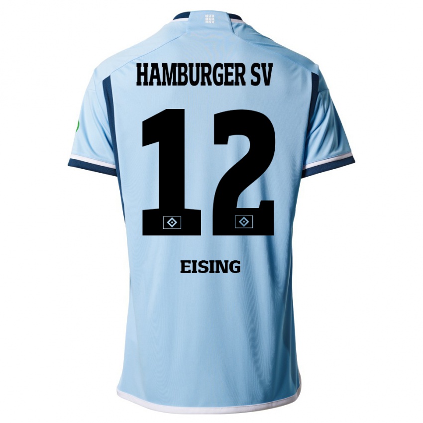 Homem Camisola Luis Eising #12 Azul Alternativa 2023/24 Camisa