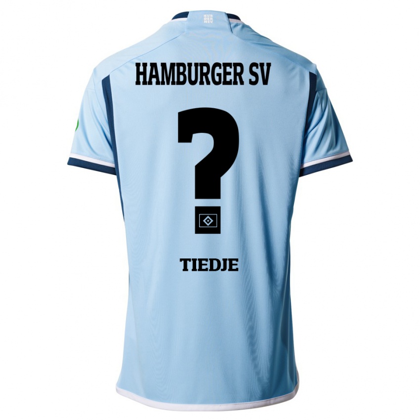 Homem Camisola Patrick Tiedje #0 Azul Alternativa 2023/24 Camisa