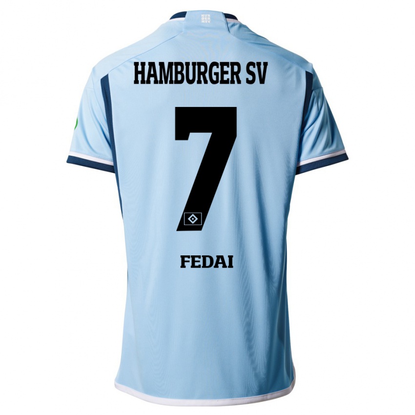 Homem Camisola Martin Fedai #7 Azul Alternativa 2023/24 Camisa