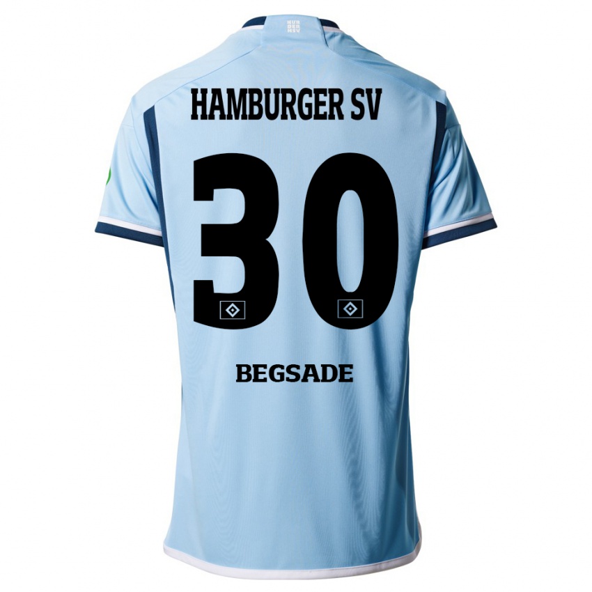 Homem Camisola Soheil Begsade #30 Azul Alternativa 2023/24 Camisa