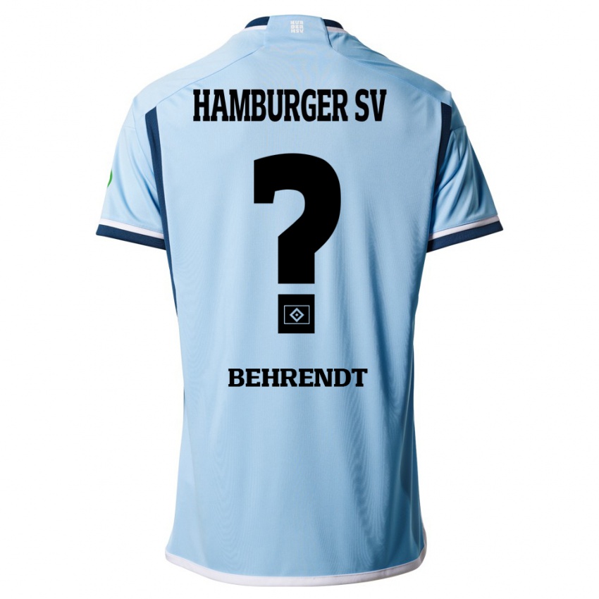 Homem Camisola Marlon Behrendt #0 Azul Alternativa 2023/24 Camisa