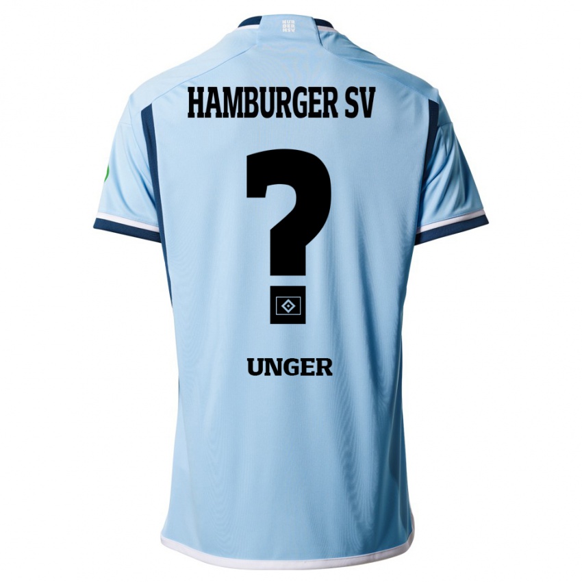 Homem Camisola Paul Luca Unger #0 Azul Alternativa 2023/24 Camisa