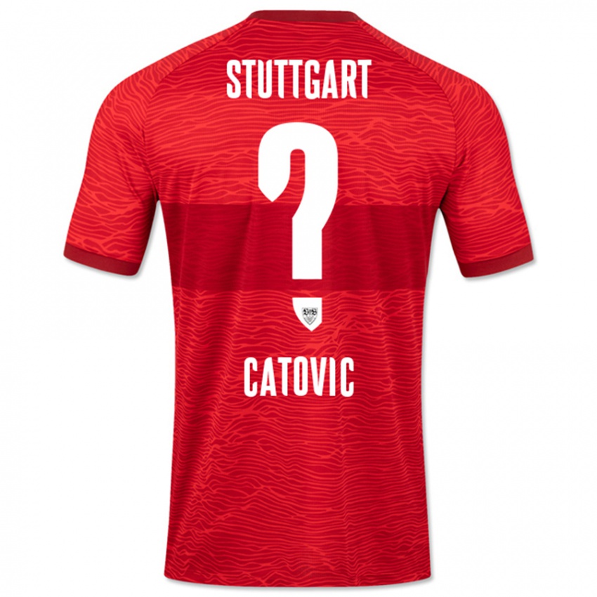 Homem Camisola Mirza Catovic #0 Vermelho Alternativa 2023/24 Camisa