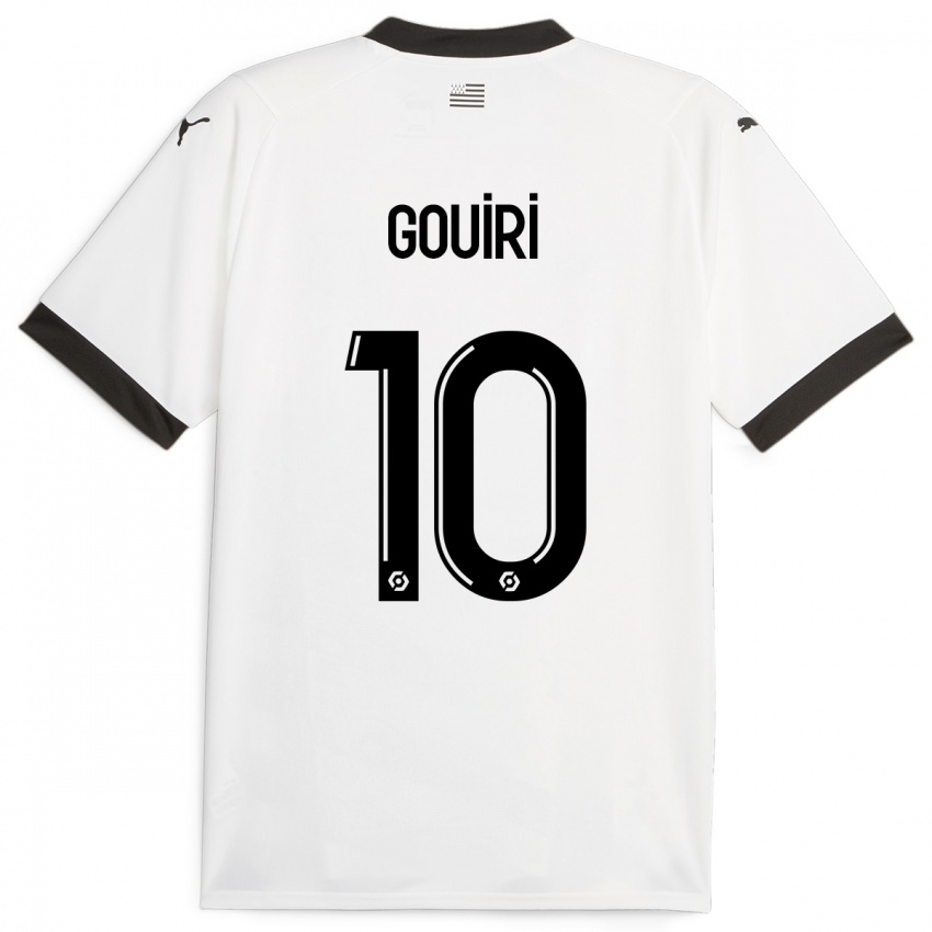 Homem Camisola Amine Gouiri #10 Branco Alternativa 2023/24 Camisa