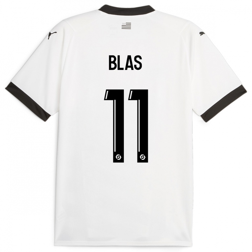 Homem Camisola Ludovic Blas #11 Branco Alternativa 2023/24 Camisa