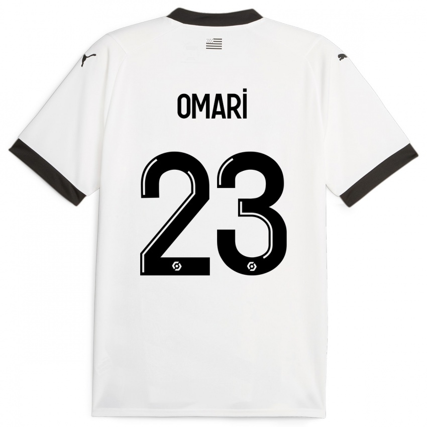 Homem Camisola Warmed Omari #23 Branco Alternativa 2023/24 Camisa