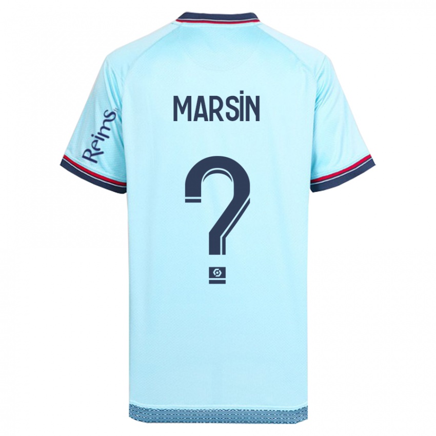 Homem Camisola Antonin Marsin #0 Céu Azul Alternativa 2023/24 Camisa