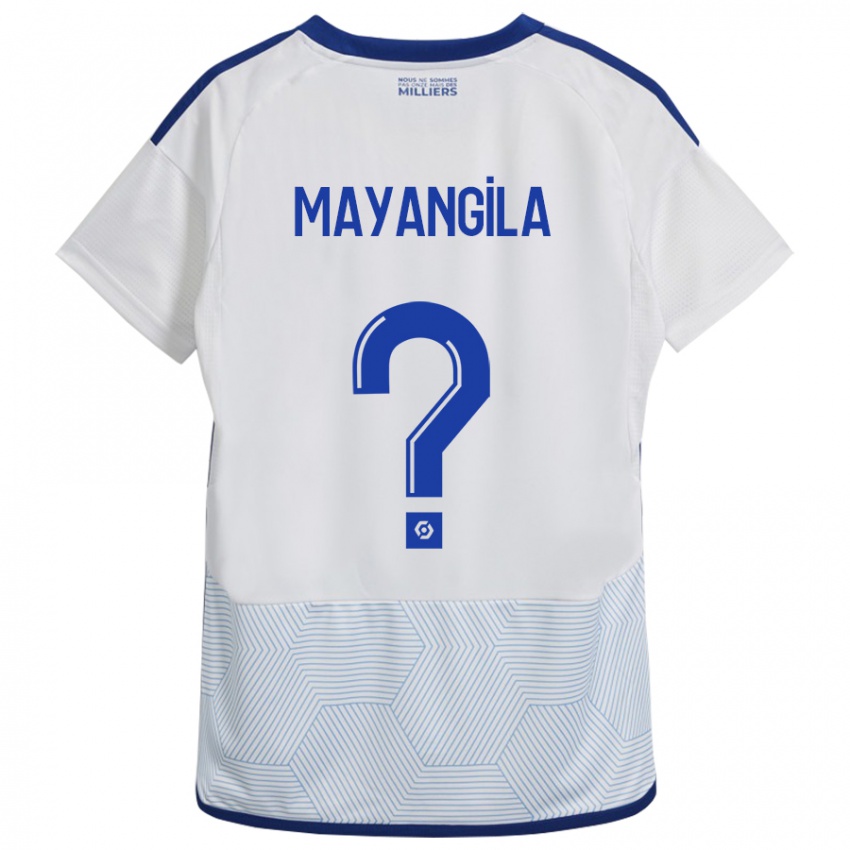 Homem Camisola Ryan Tutu Mayangila #0 Branco Alternativa 2023/24 Camisa