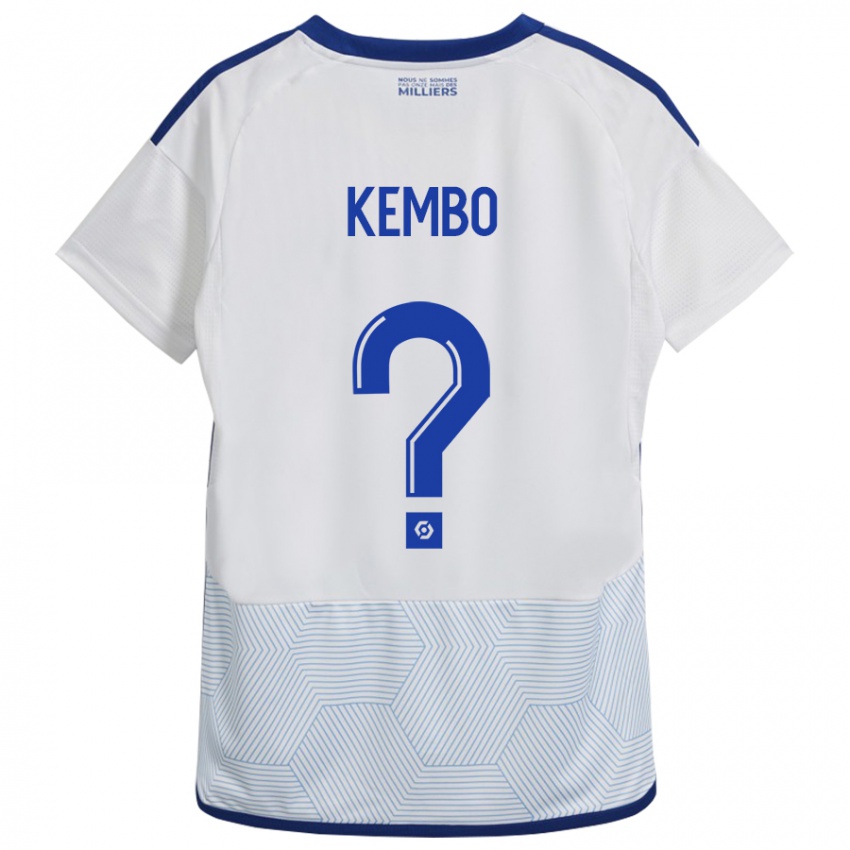 Homem Camisola Driss Kembo #0 Branco Alternativa 2023/24 Camisa