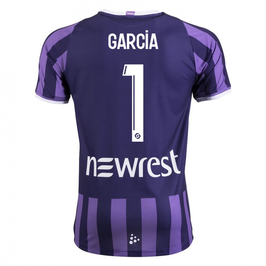 Homem Camisola Deborah Garcia #1 Roxo Alternativa 2023/24 Camisa