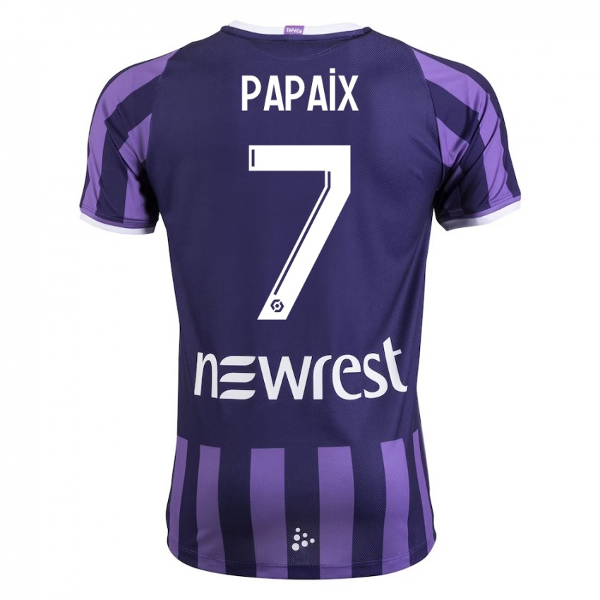 Homem Camisola Marie Papaix #7 Roxo Alternativa 2023/24 Camisa