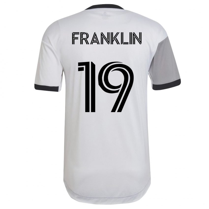 Homem Camisola Kobe Franklin #19 Branco Alternativa 2023/24 Camisa