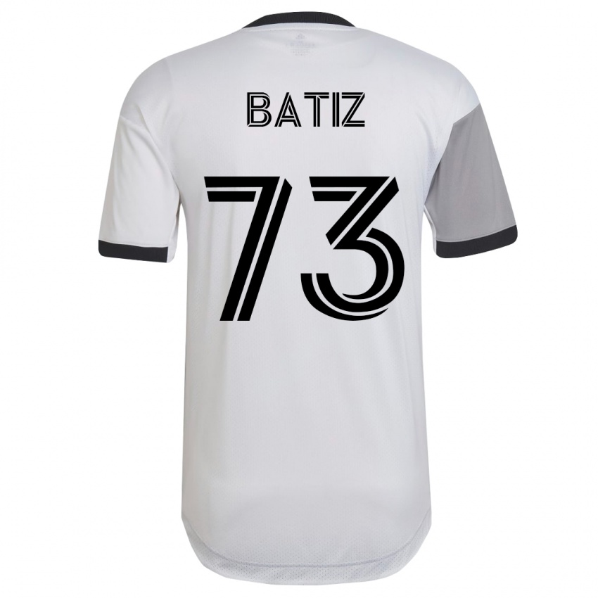 Homem Camisola Jesus Batiz #73 Branco Alternativa 2023/24 Camisa