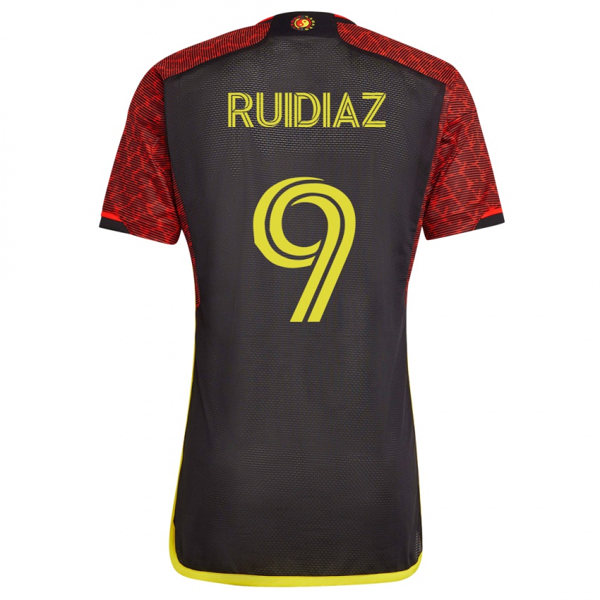 Homem Camisola Raúl Ruidíaz #9 Laranja Alternativa 2023/24 Camisa