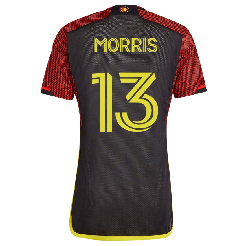 Homem Camisola Jordan Morris #13 Laranja Alternativa 2023/24 Camisa