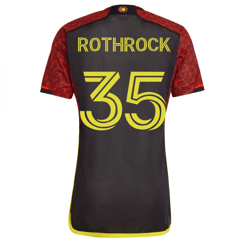Homem Camisola Paul Rothrock #35 Laranja Alternativa 2023/24 Camisa