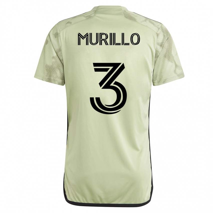 Homem Camisola Jesús Murillo #3 Verde Alternativa 2023/24 Camisa